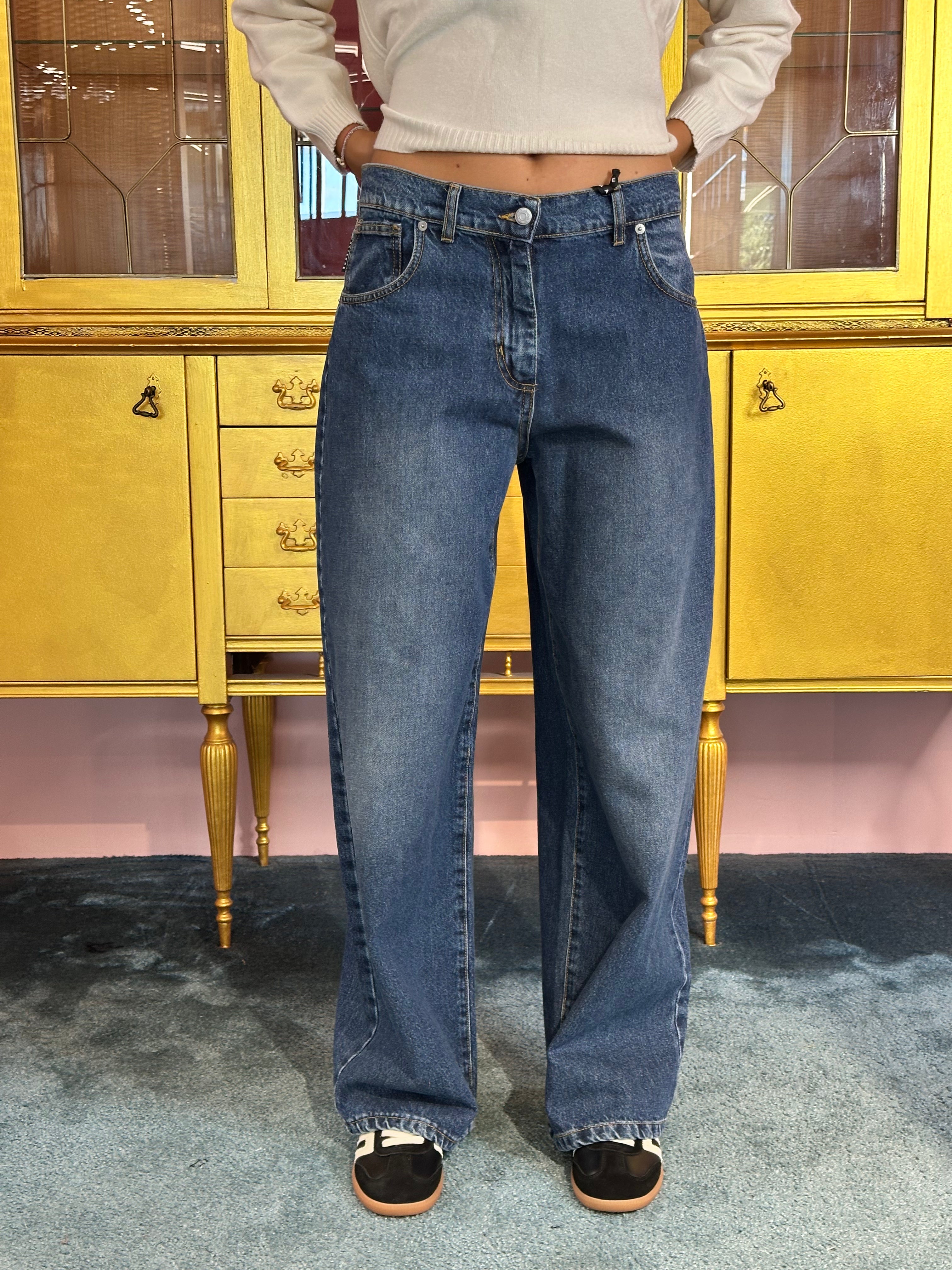 HaveOne - Pantalone Bella Denim Blue-1