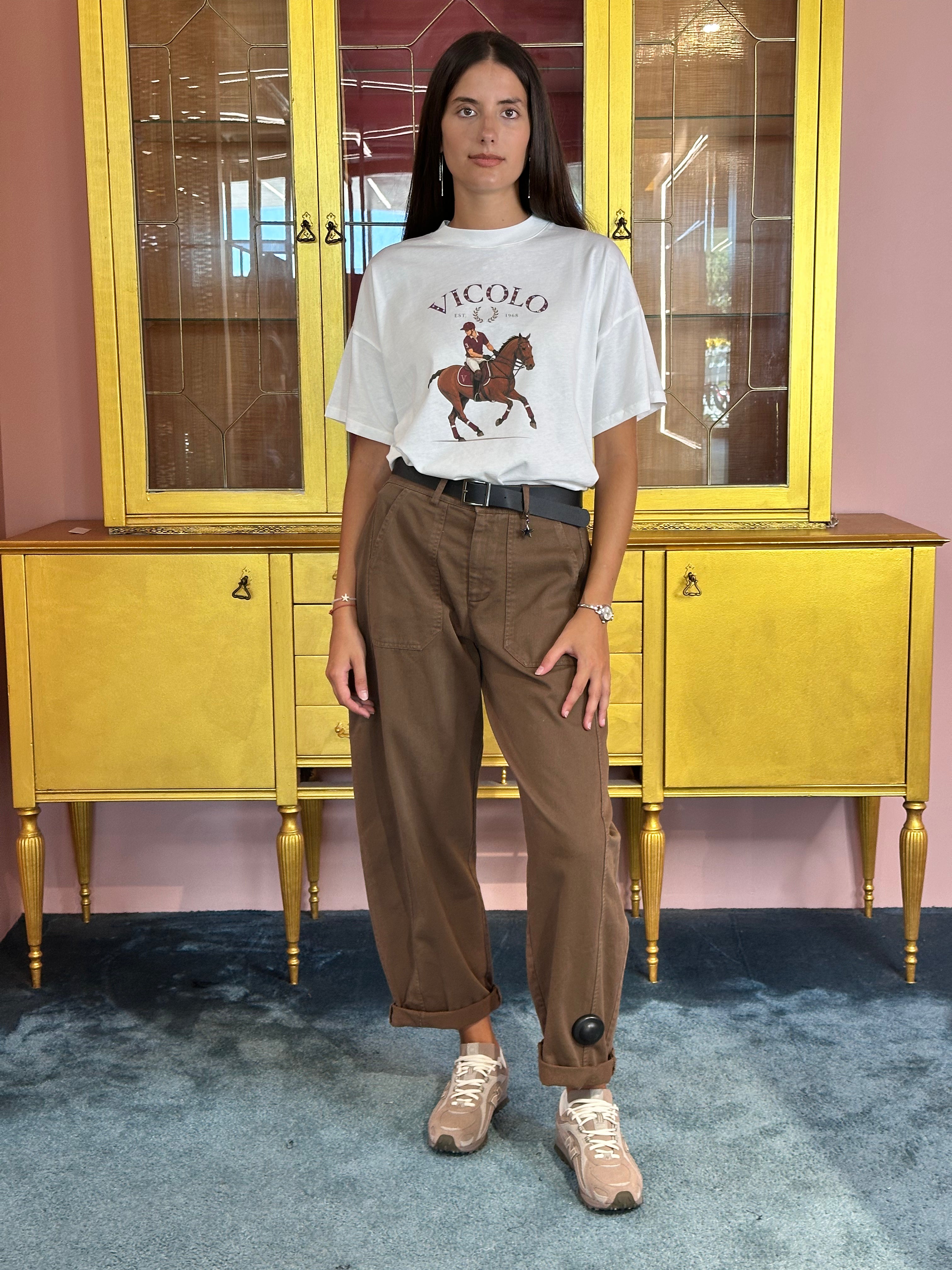 Susy Mix - Pantalone Stellina Sigaro-3