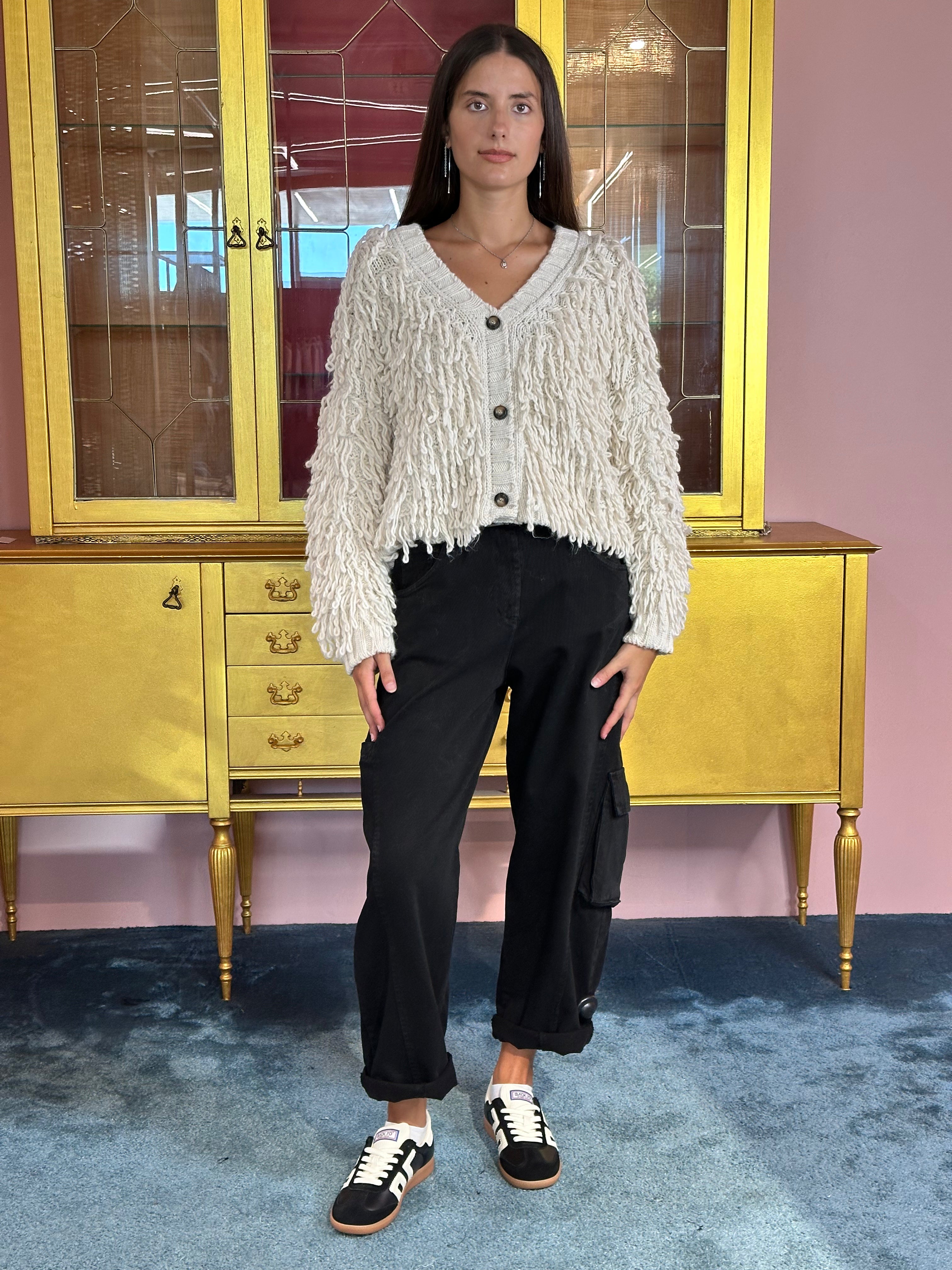 Susy Mix - Pantalone Tasconato Nero-3