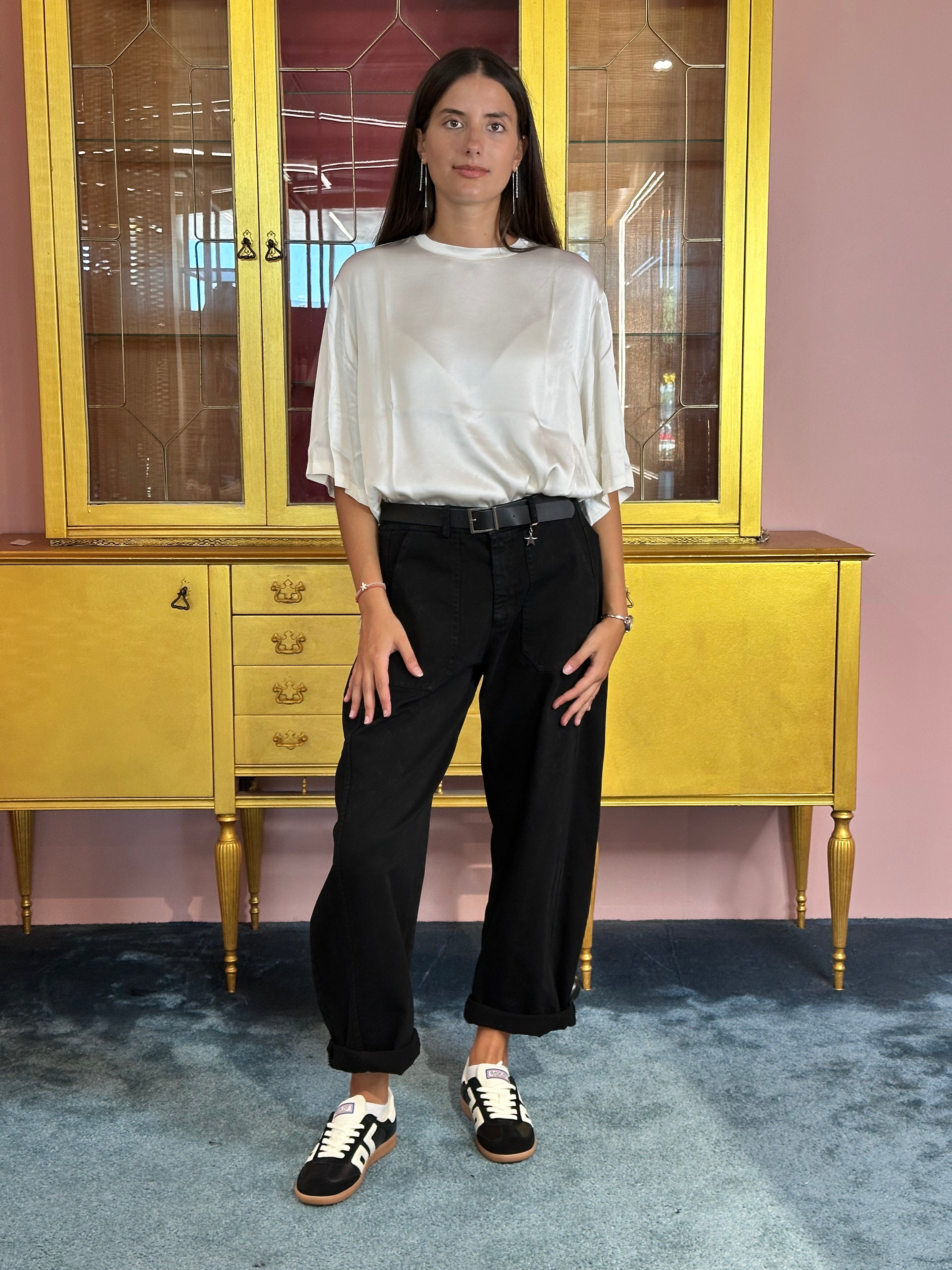 Susy Mix - Pantalone Stellina Nero-3