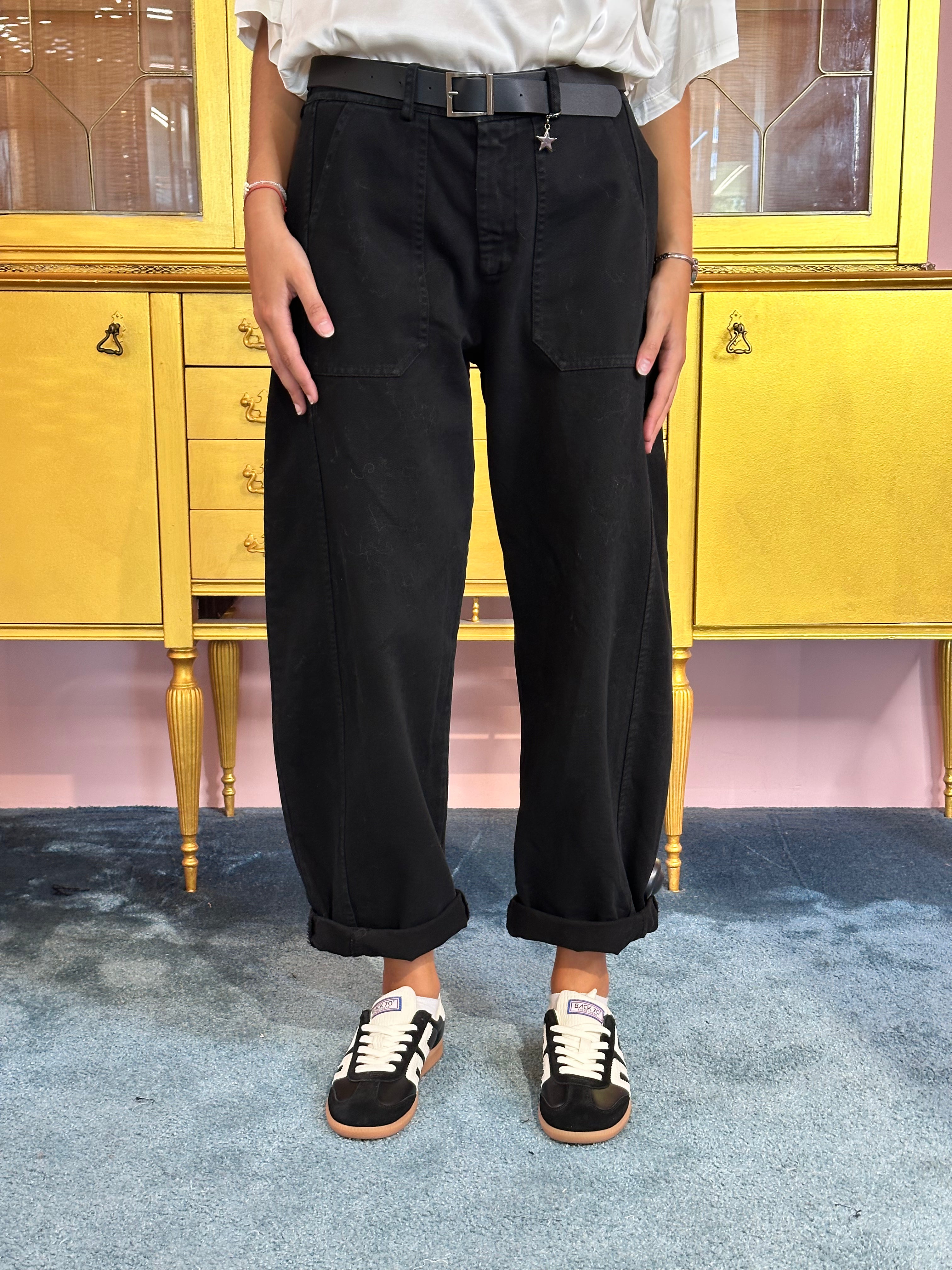 Susy Mix - Pantalone Stellina Nero