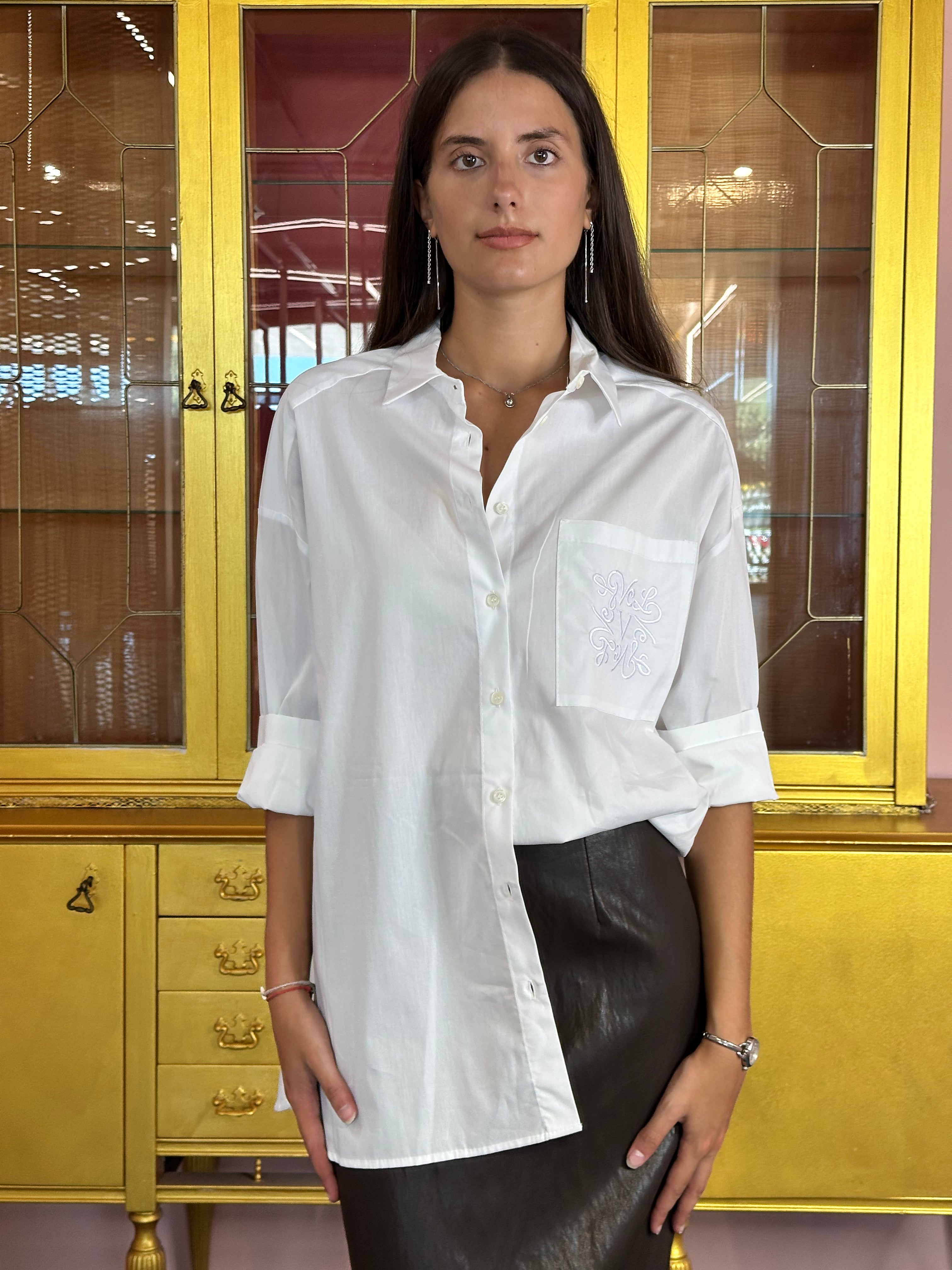 Vicolo - Camicia Bianca Over-2