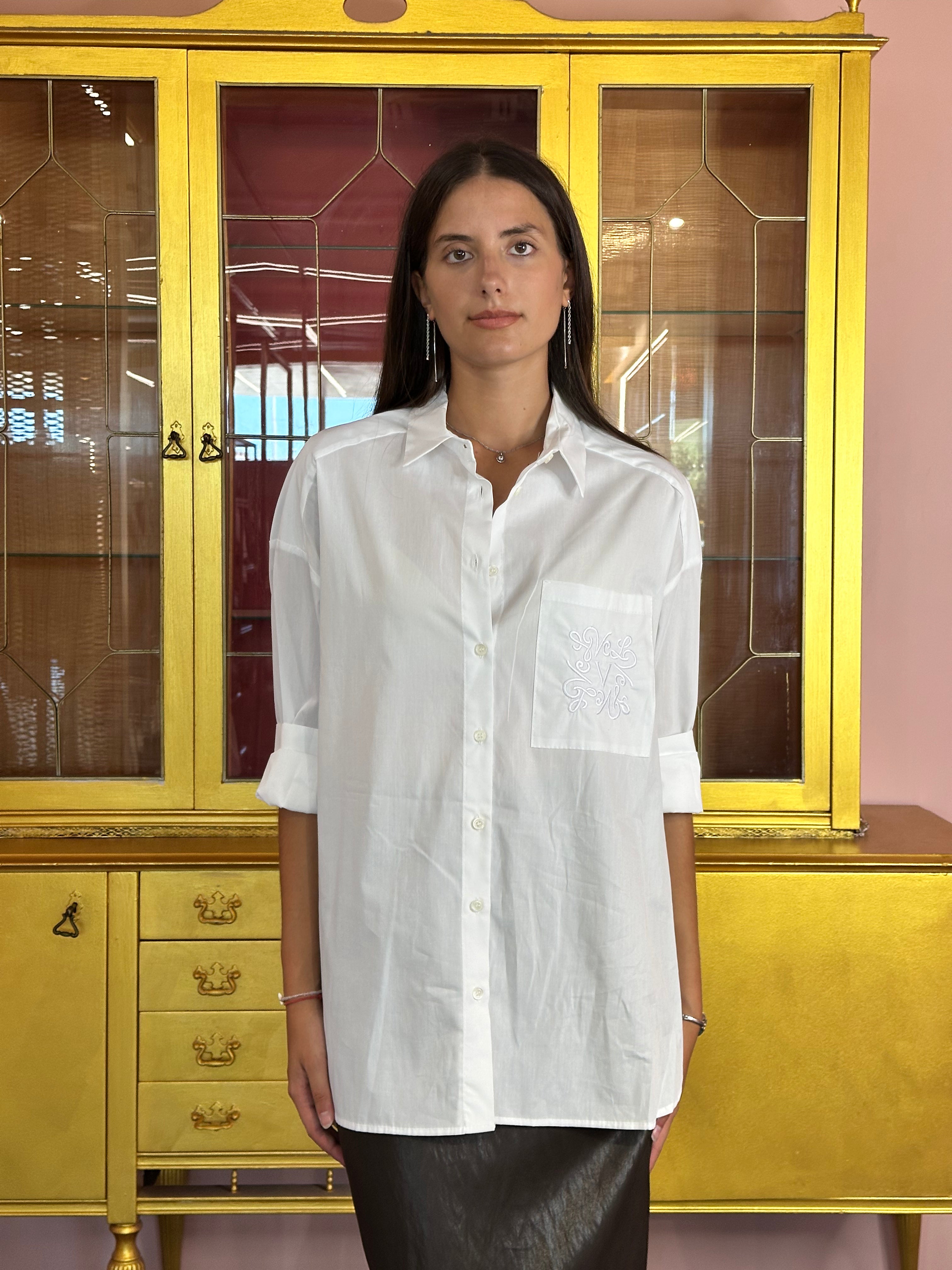 Vicolo - Camicia Bianca Over-4