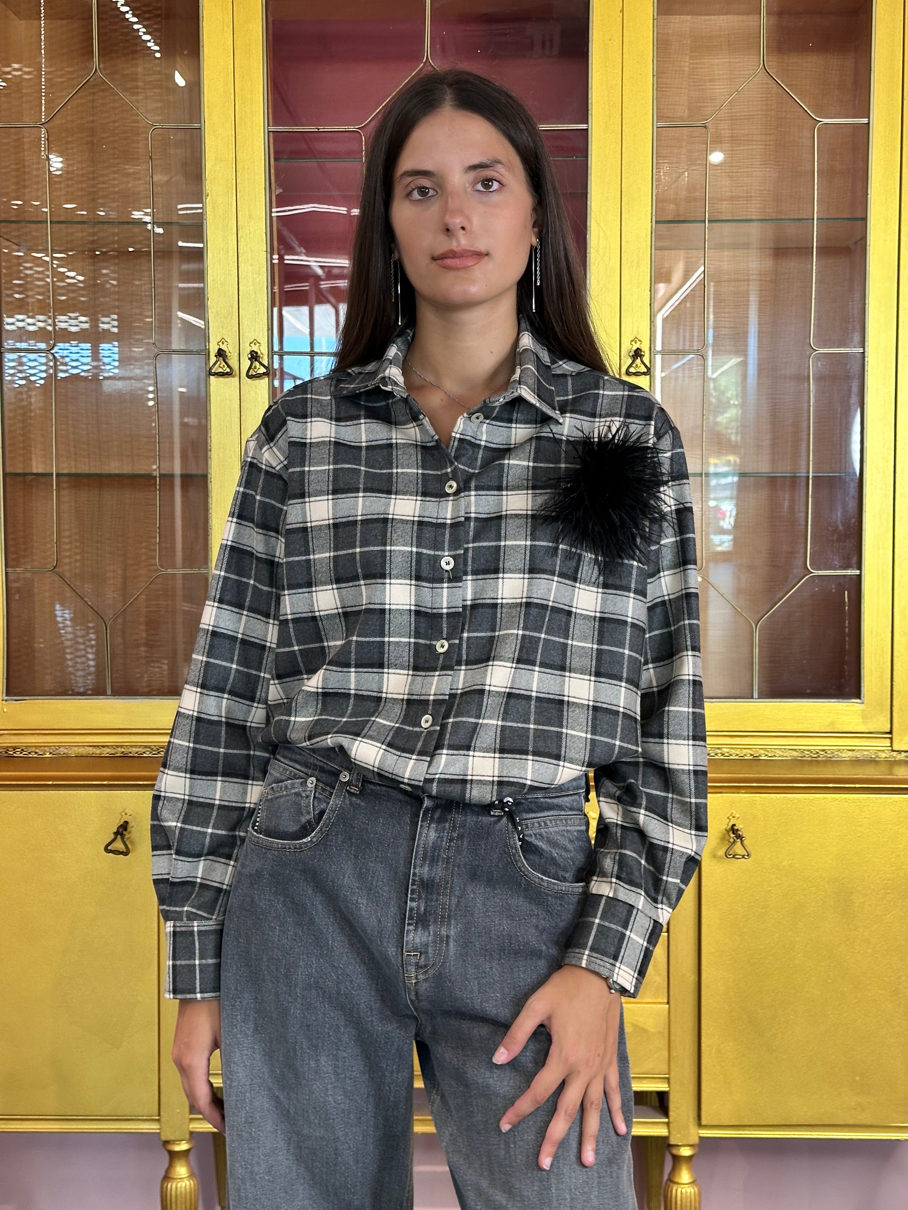 Tensione In - Camicia a quadri Mickey Mouse-2