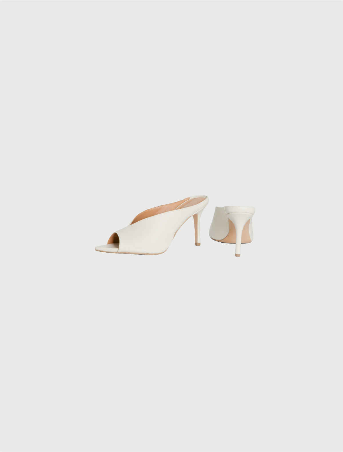 OVYÉ Mule In Pelle NAPPO OFF WHITE