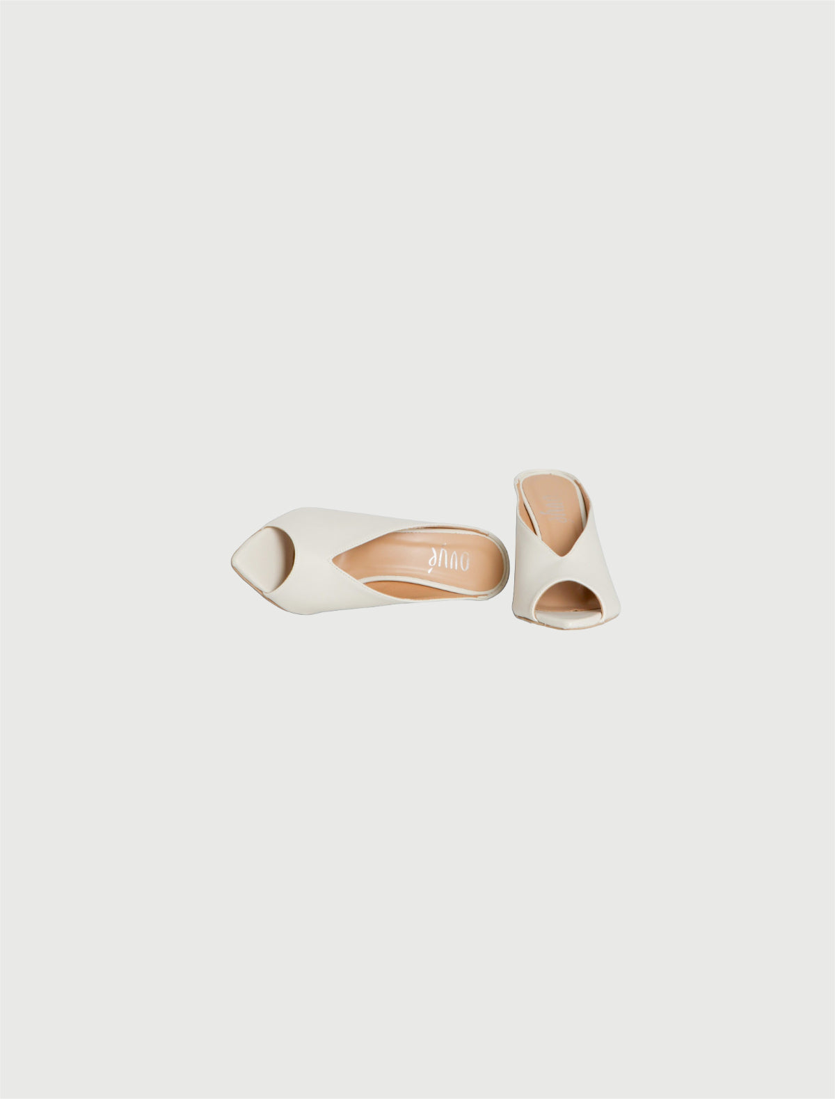 OVYÉ Mule In Pelle NAPPO OFF WHITE-2