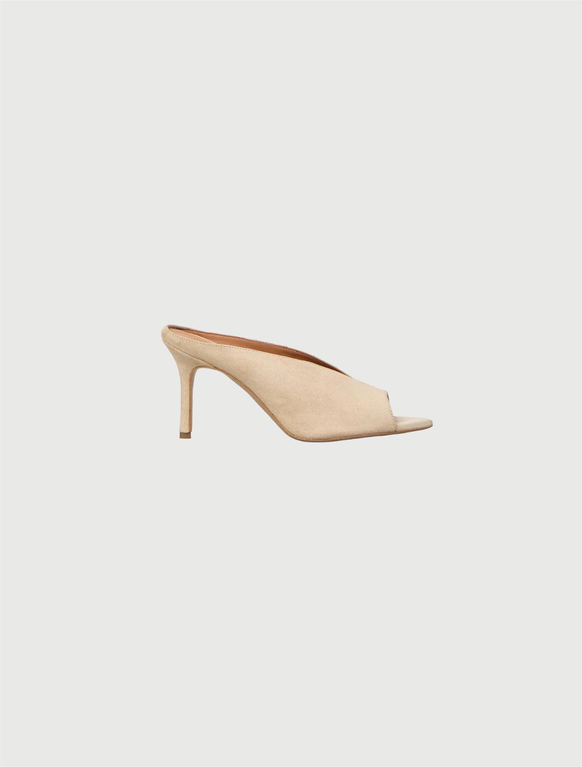 OVYÉ Mules In Camoscio Desert Beige-2