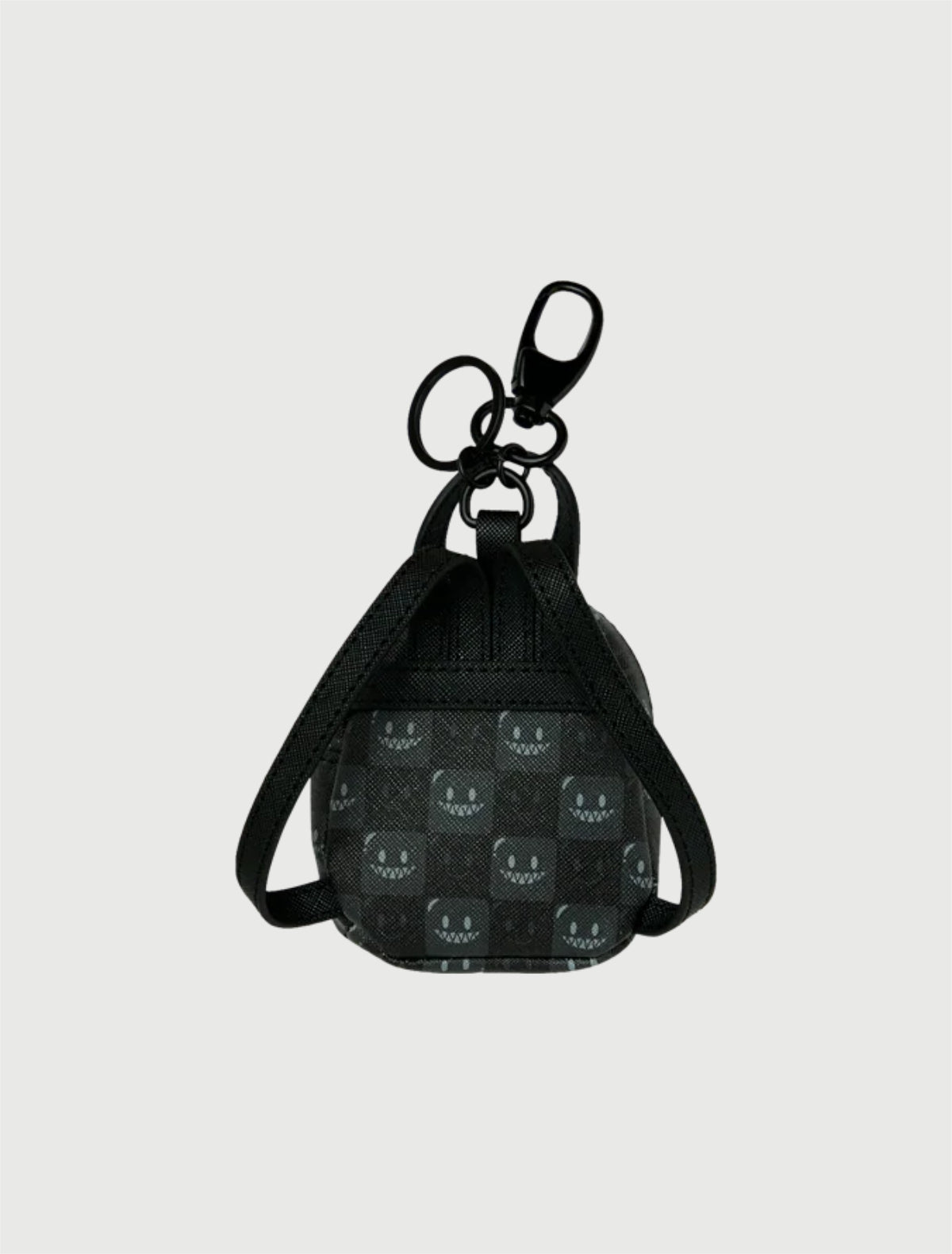 SPRAYGROUND - 910K9317NSZ SHARKS IN PARIS WTF BUBBLY BLACK CHECK KEYCHAIN-2