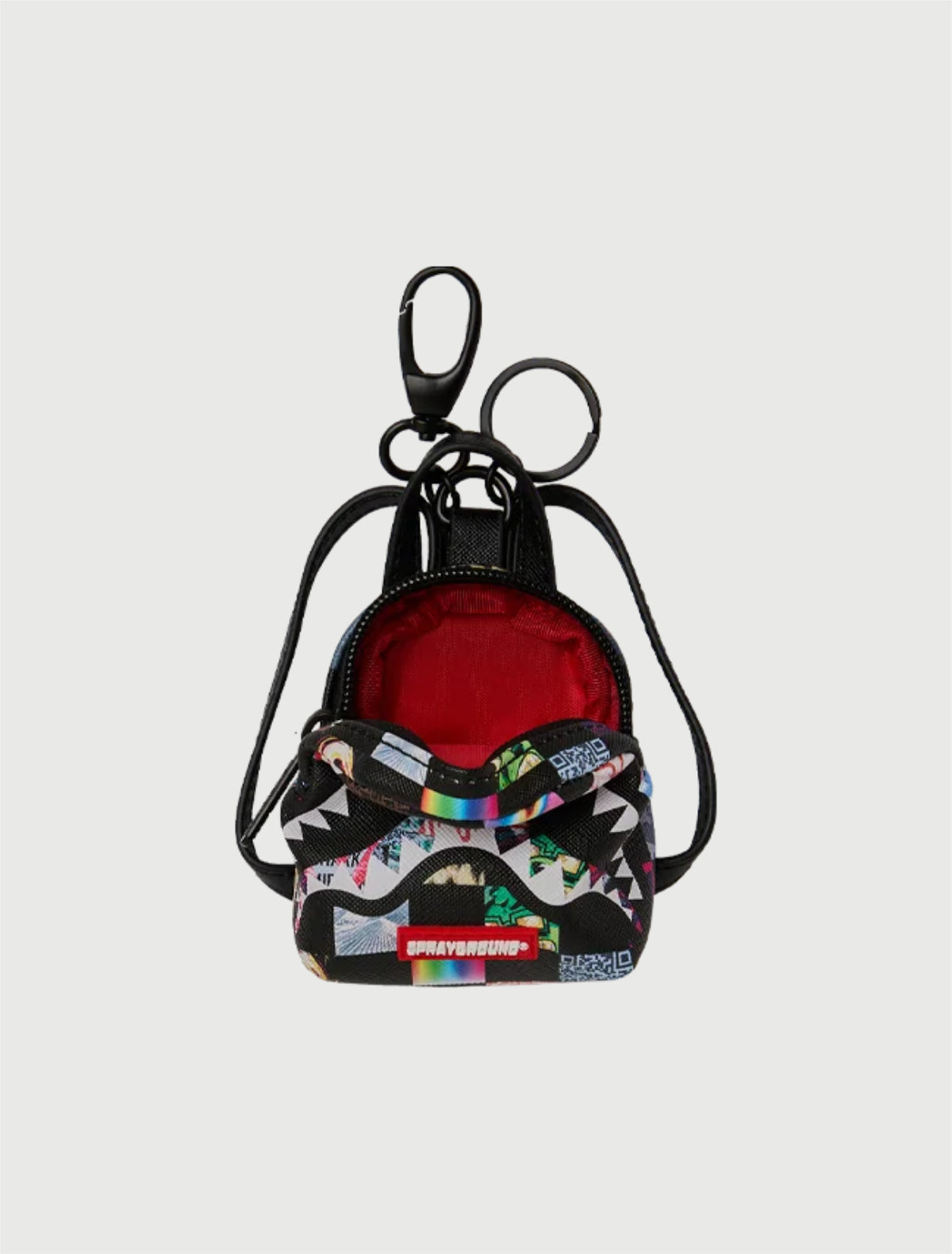 SPRAYGROUND - 910K9442NSZ CRAZY CHECK BACKPACK KEYCHAIN-4