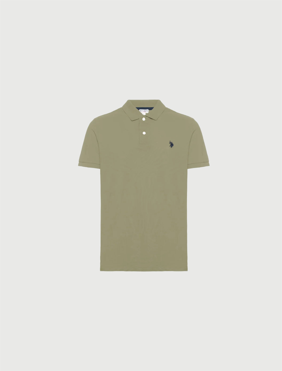 U.S. POLO ASSN. - Polo shirt a maniche corte in cotone piquet-3