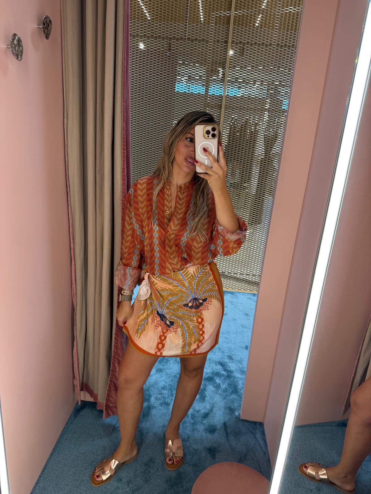 HaveOne - The Island - Camicia Zig Zag Tabacco-3