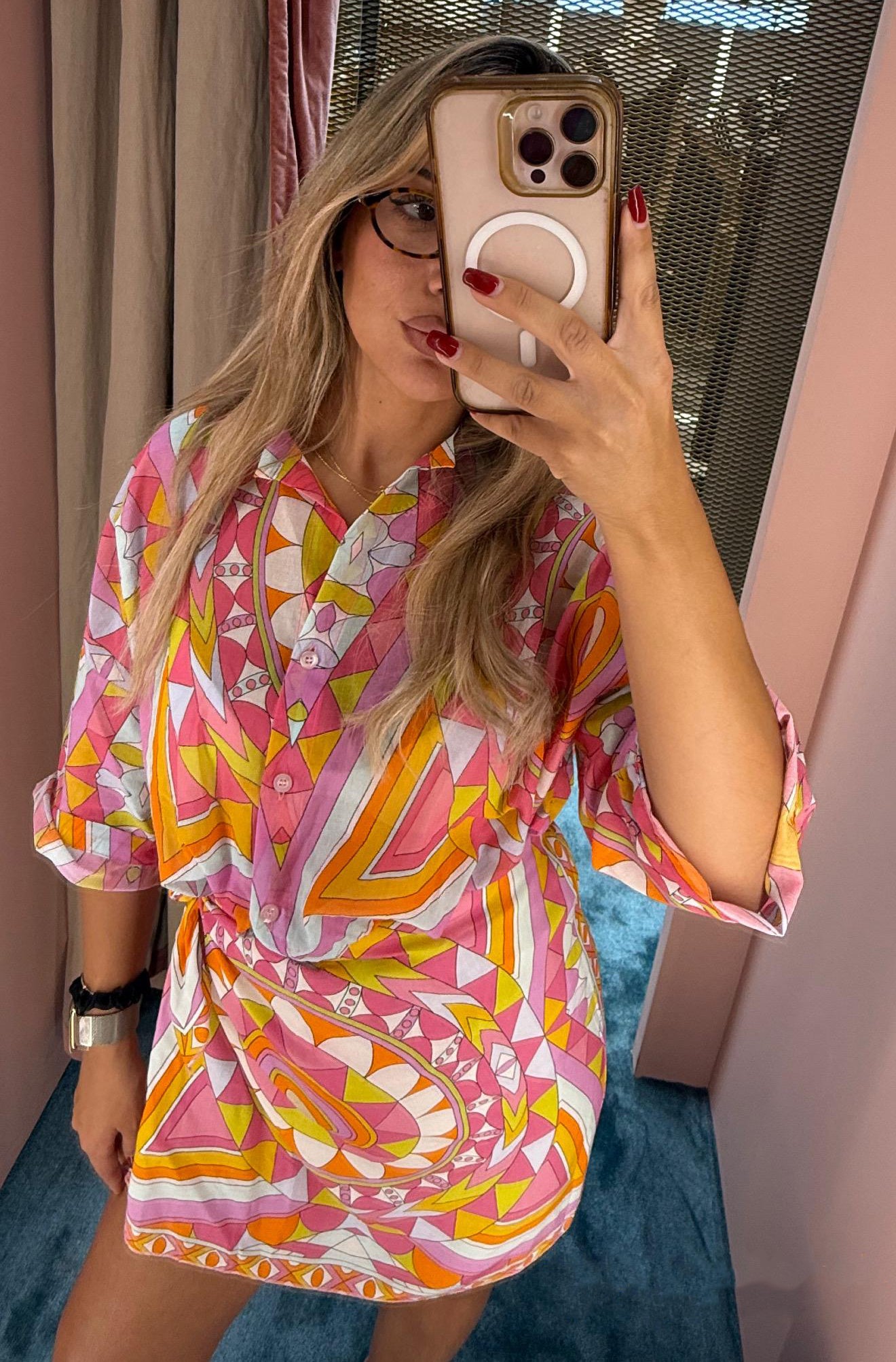 Tensione In - Camicia Rosa