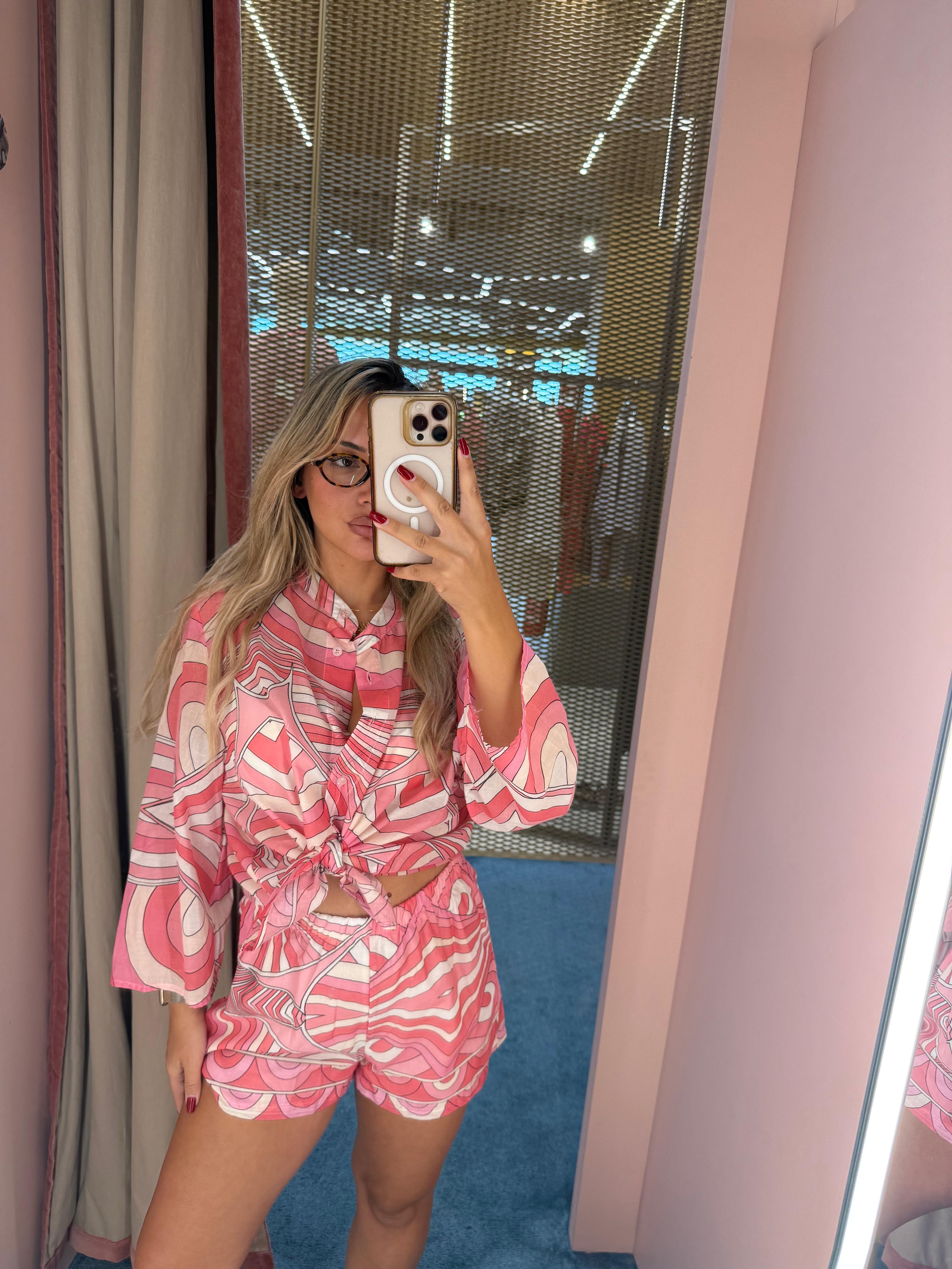 Tensione In - Camicia Rosa-3