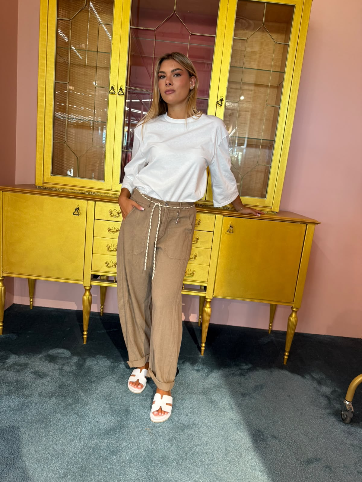 SUSY MIX - Pantalone Cammello-1