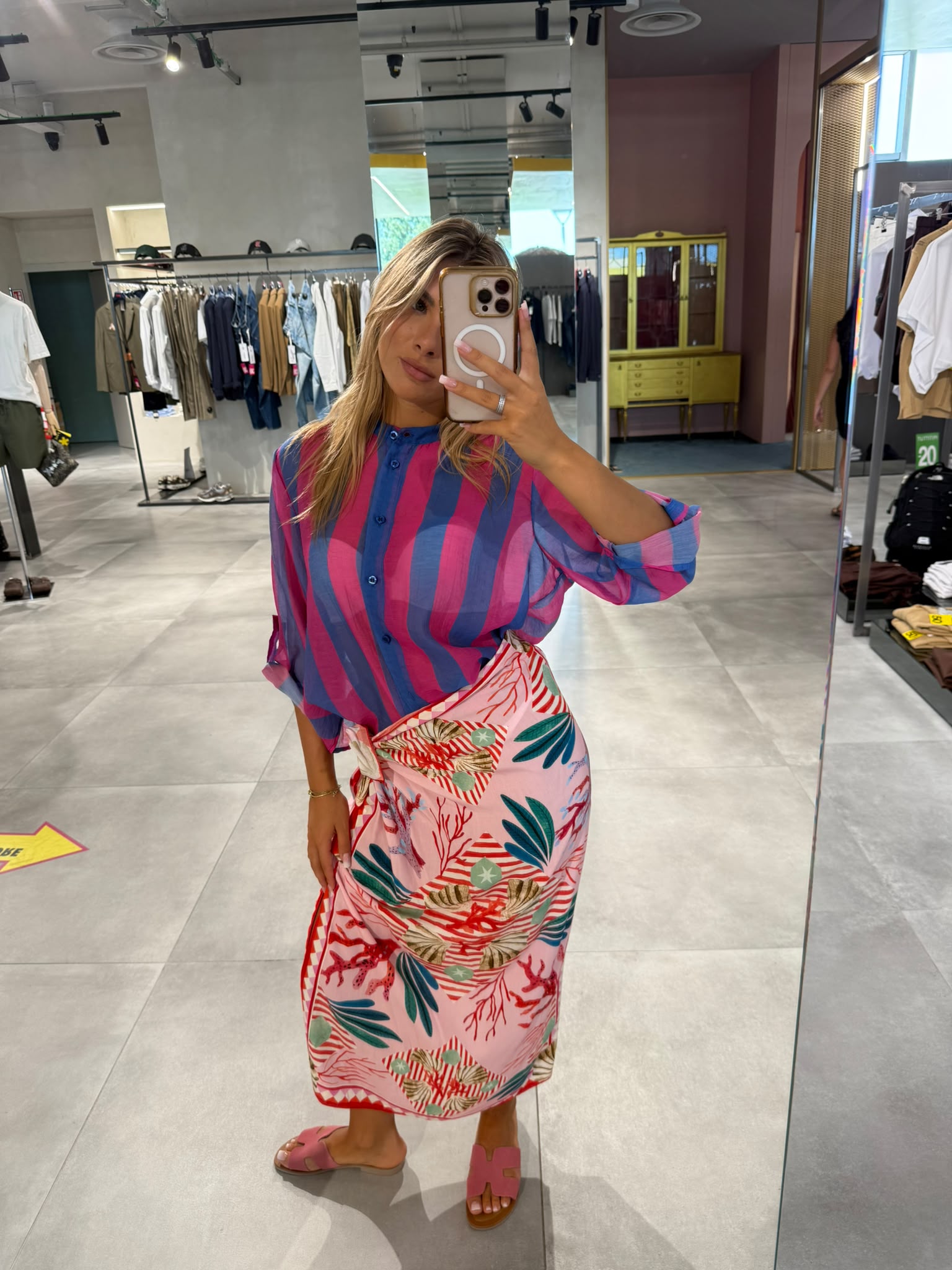 HaveONE - The Island - Gonna Lunga Foulard Rosa-1