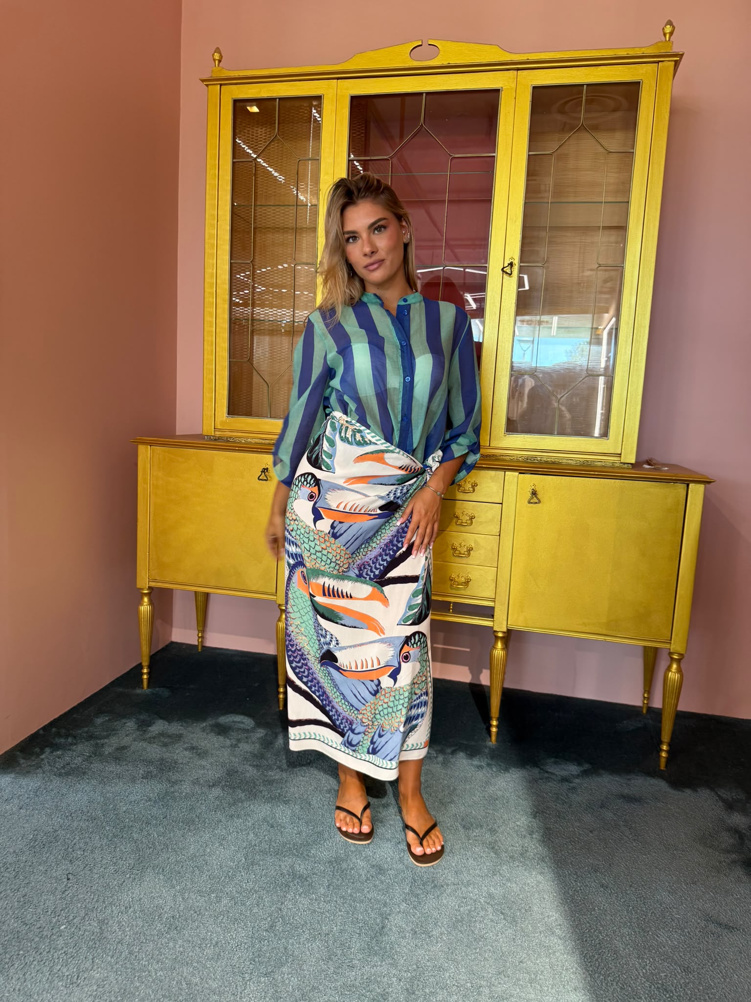 HaveONE - The Island - Camicia Eco Riga Royal Acquamarina-2