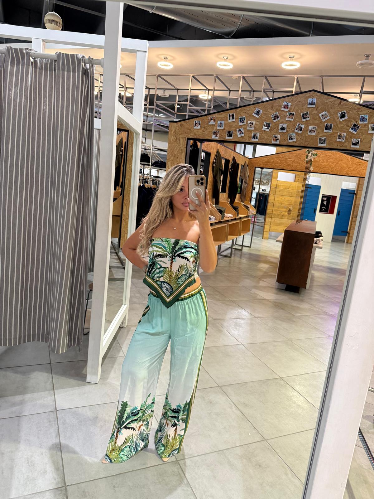 Tensione In - Pantalone Verde-3