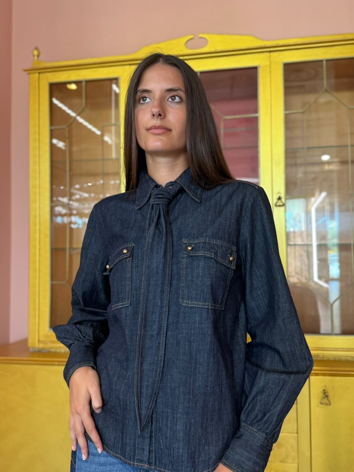 Tensione In - Camicia Blu Jeans-1
