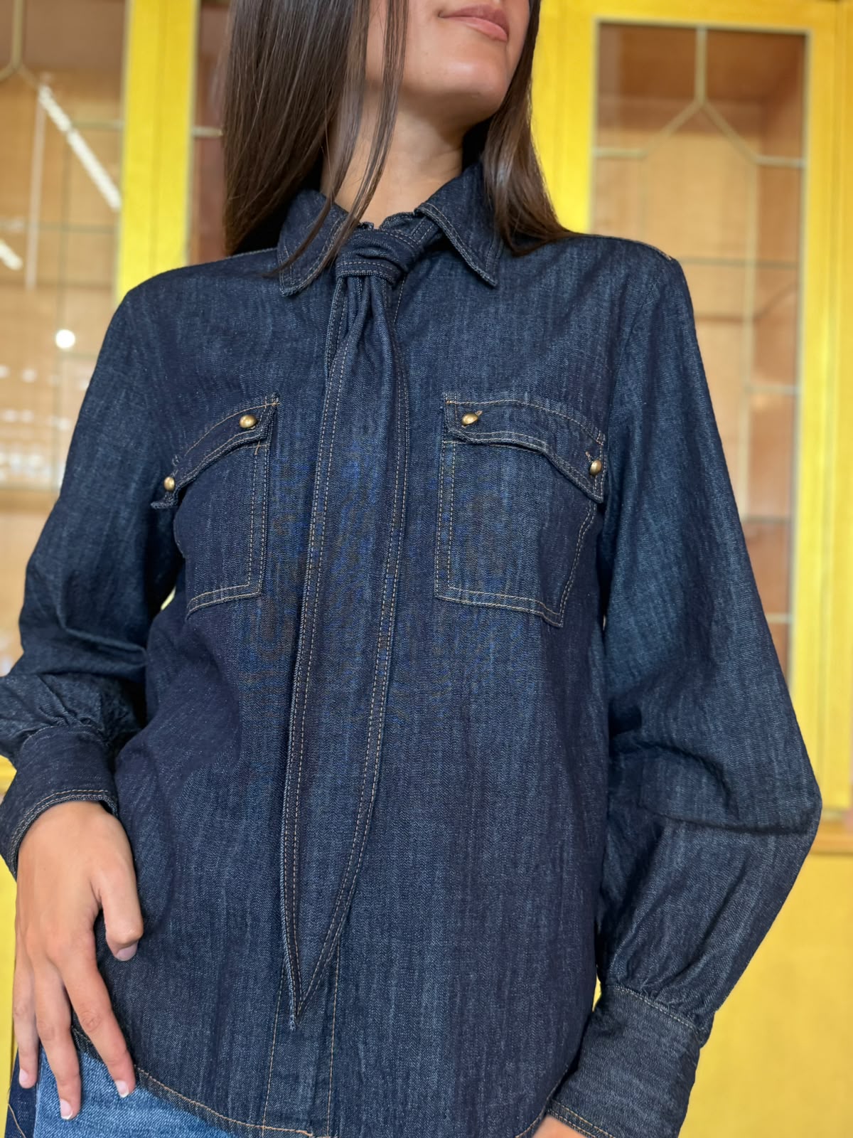 Tensione In - Camicia Blu Jeans-2