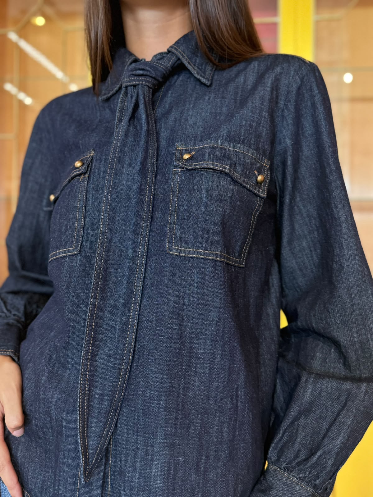 Tensione In - Camicia Blu Jeans-3