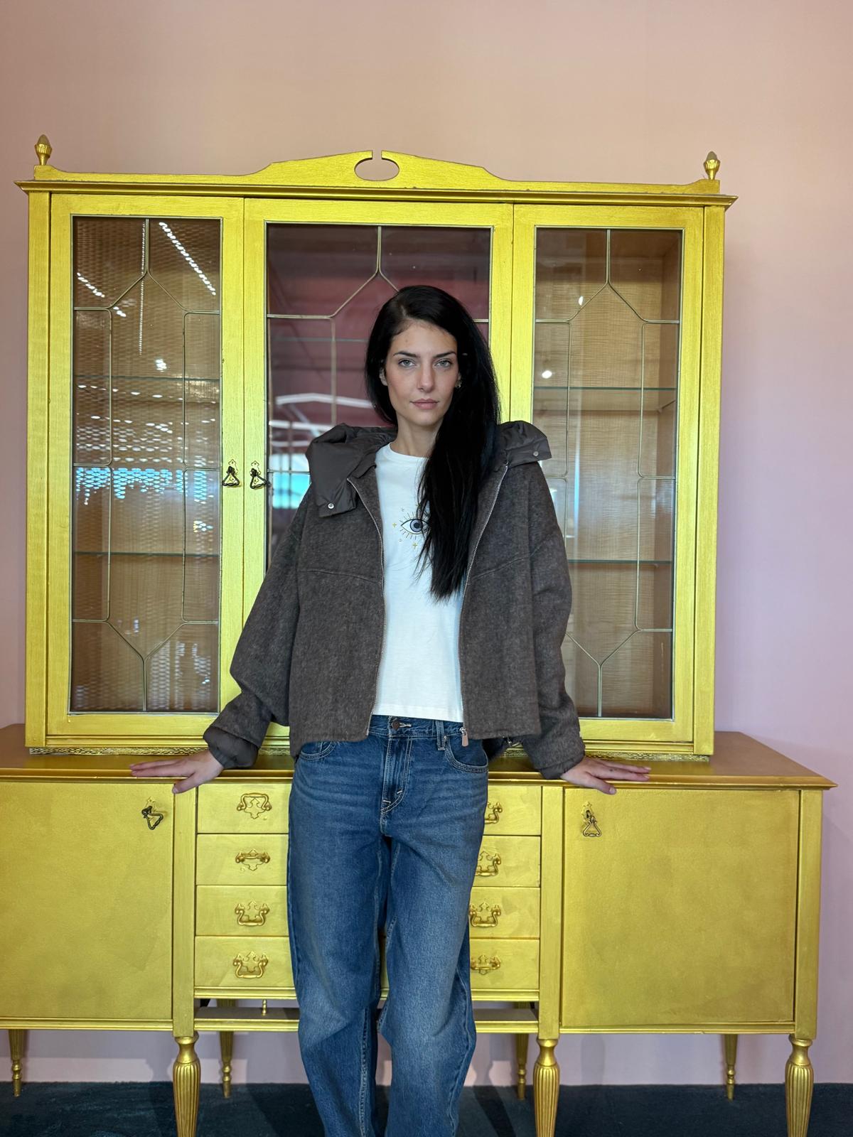HaveOne - Cappotto Bomber con Cappuccio - Più Colori-4