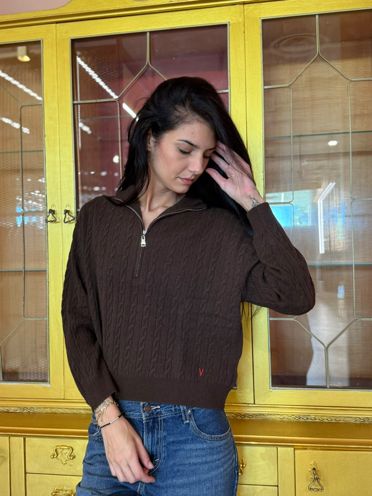 Vicolo - Knitwear Maglione Zip - Più Colori-2