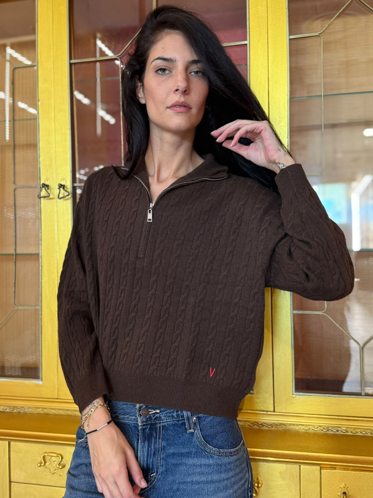 Vicolo - Knitwear Maglione Zip - Più Colori-1