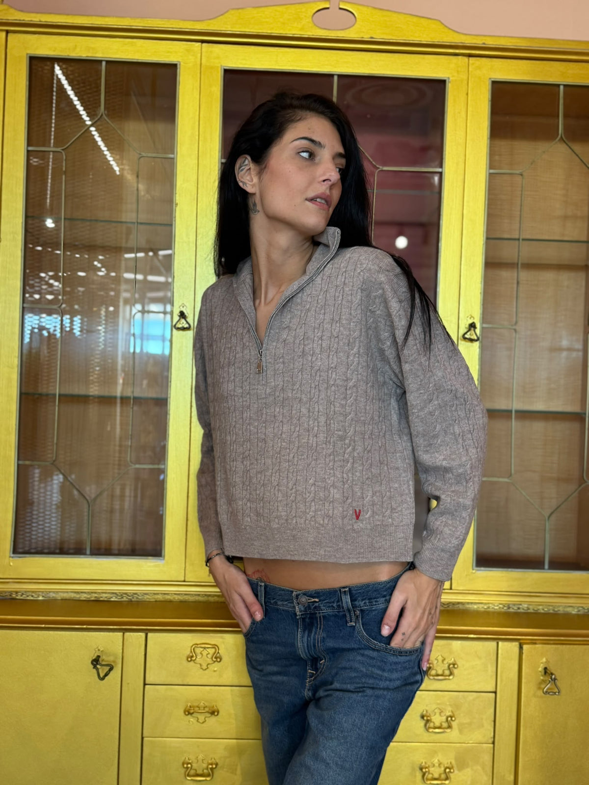 Vicolo - Knitwear Maglione Zip - Più Colori-5