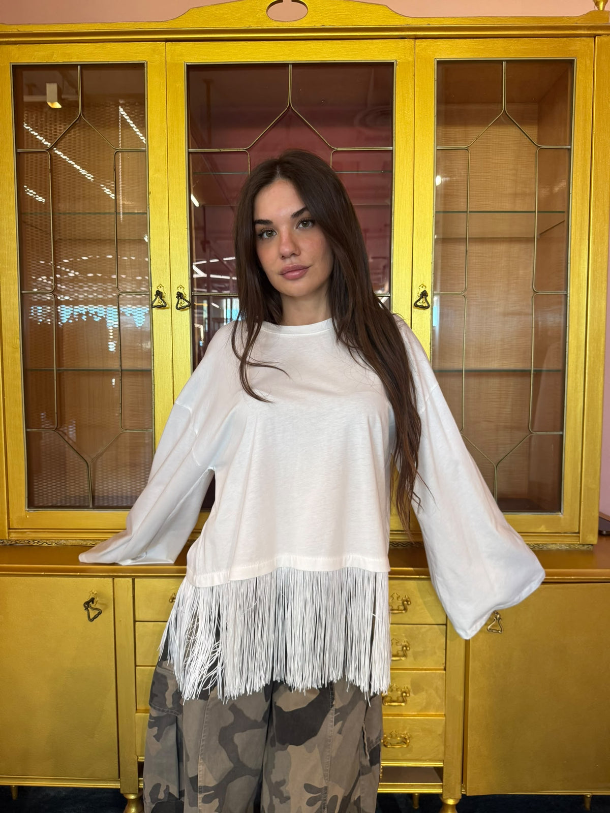 HaveOne - Maglia Frange - Taglia Unica-2