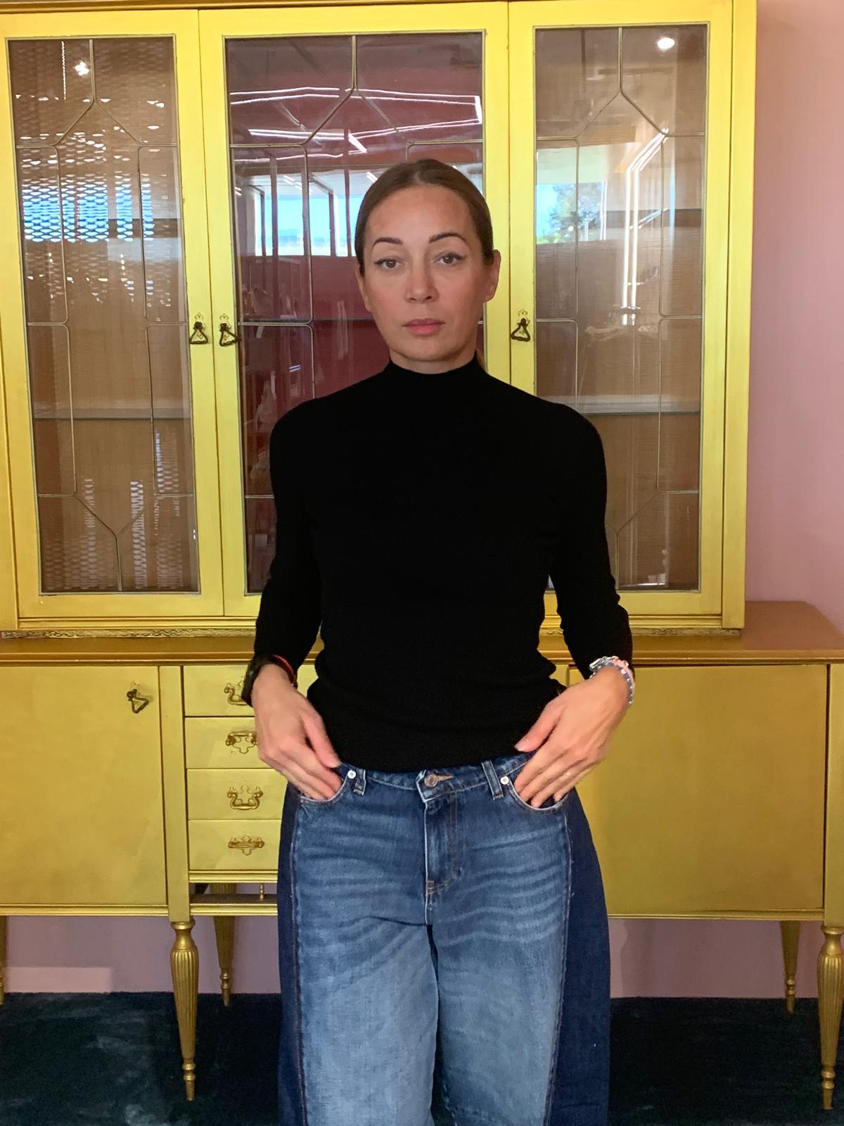 Susy Mix - Maglia Lupetto Nero-2