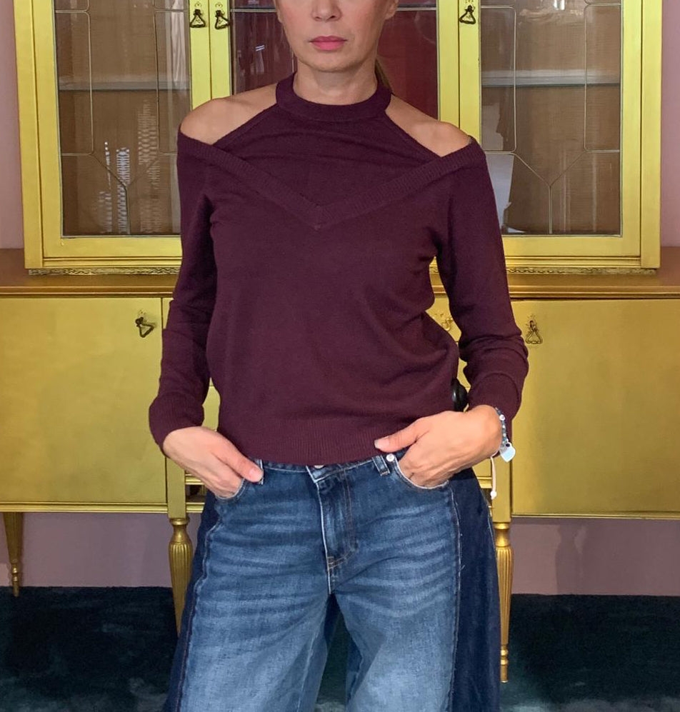 Susy Mix - Maglia Cut-Out Barolo