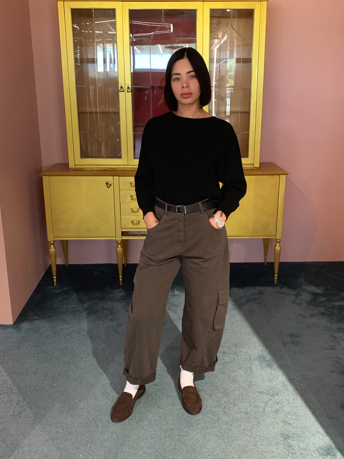 Susy Mix - Pantalone Tasconato Moro