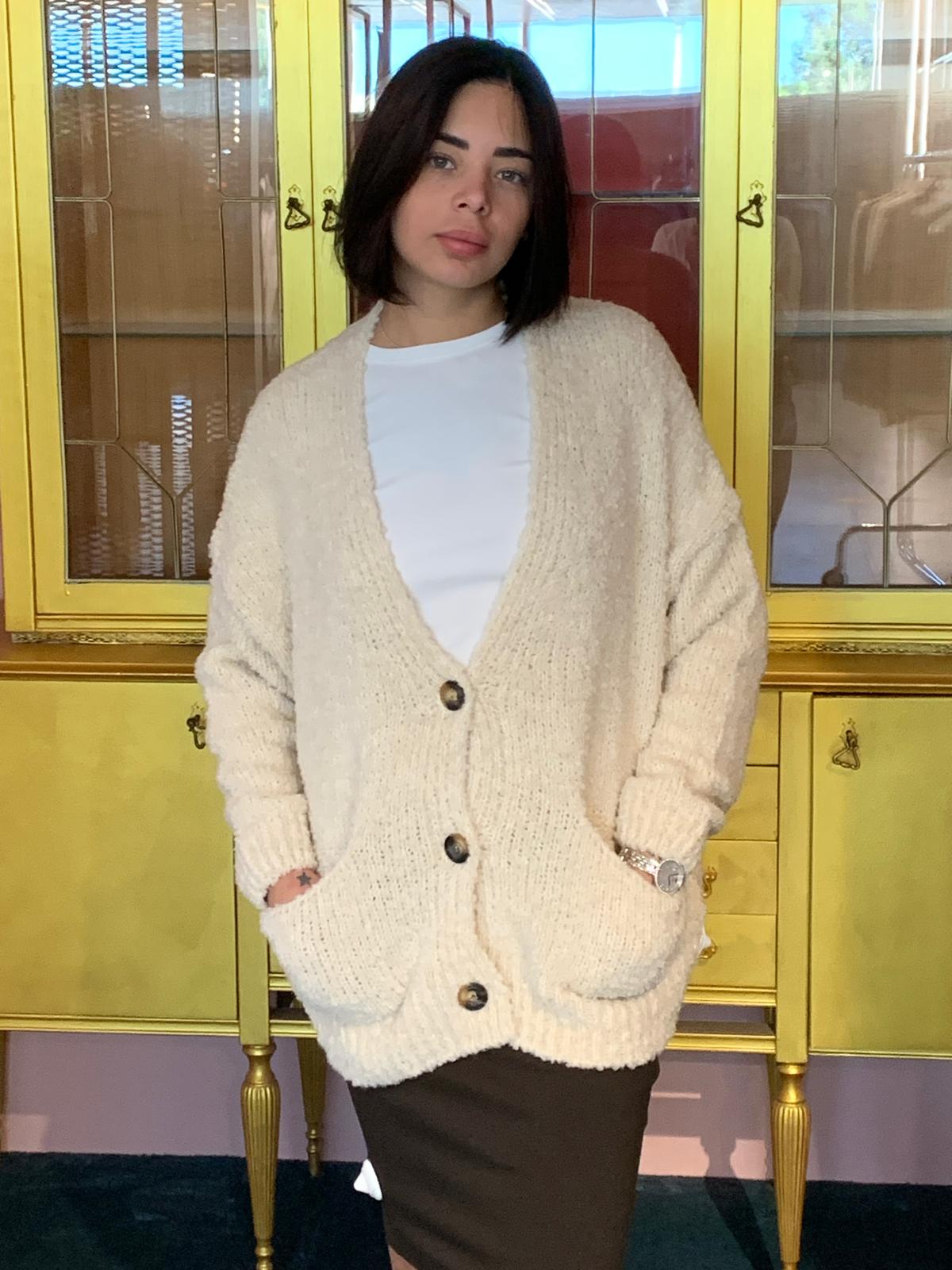 Susy Mix - Cardigan Teddy - Taglia Unica - Più Colori