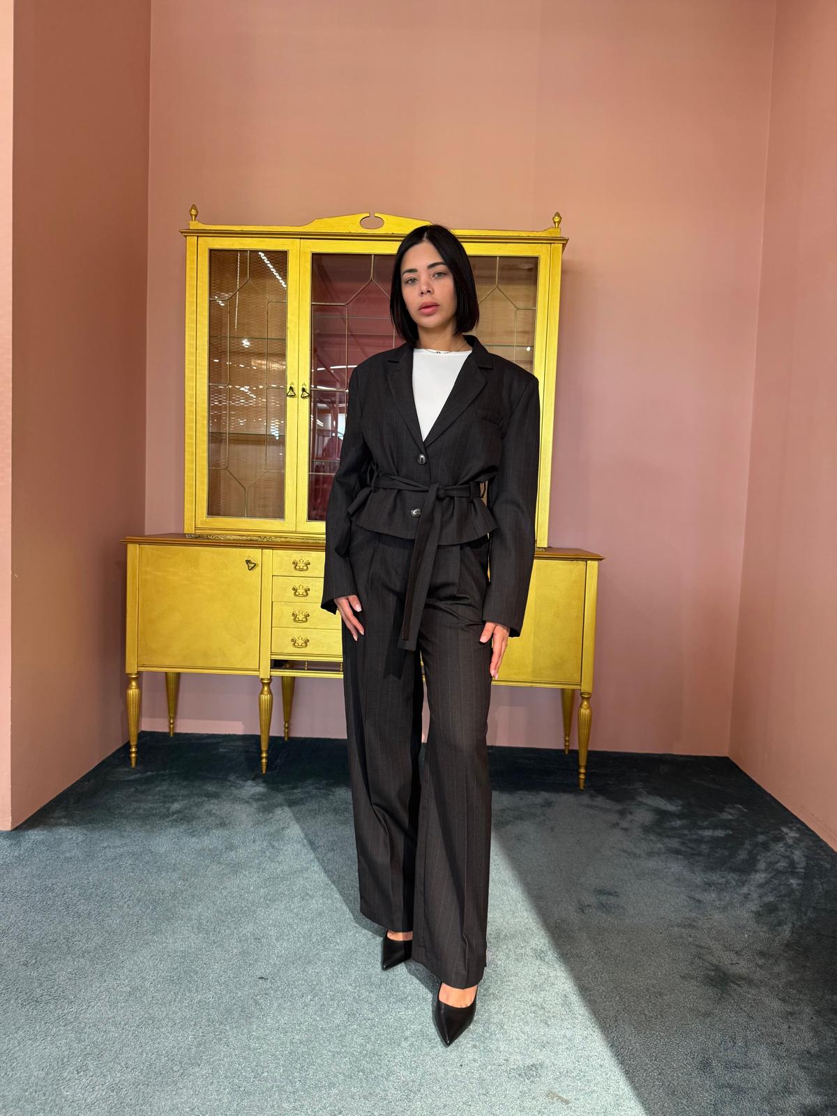 Vicolo - Pantalone Asfalto gessato