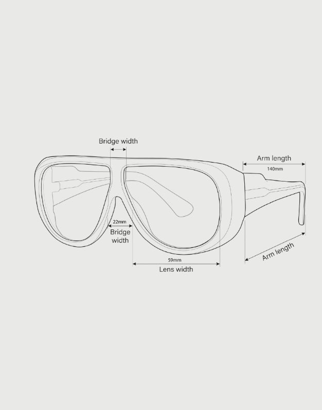 Occhiali OS SUNGLASSES - Modello Panama – Havana Blu-3