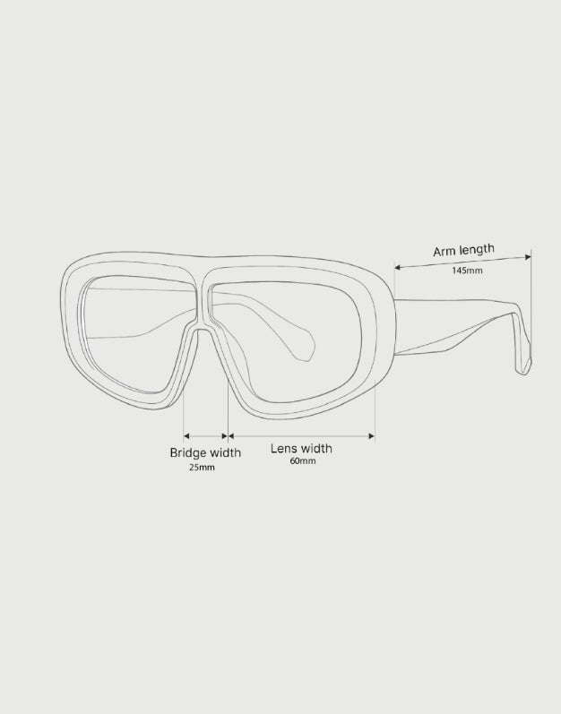 Occhiali OS SUNGLASSES - Modello Vienna - Havana Blu-3